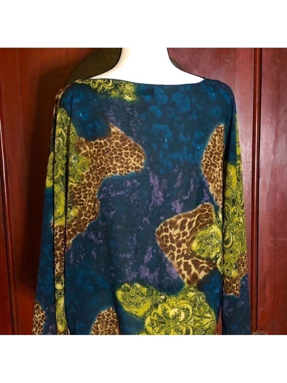 Multicolored Top Jaipur (M) Ruana style - Picture 4 of 6